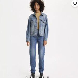 Levis Premium 501 '81 Jeans Woman 32x31 Medium Wash Button Fly Streetwear Retro